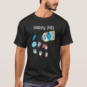 T-shirt Happy Pills Penguin Cute