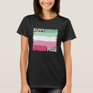 T-shirt Happy Pride Rainbow LGBTQIA+ Communauté Fière Ally