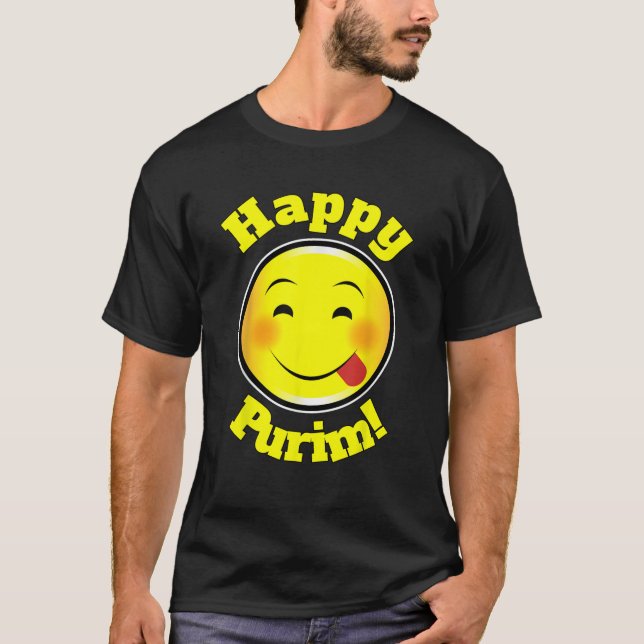 T-shirt Happy Purim funny  (Devant)