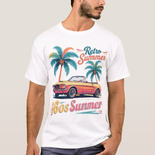 T-shirt Happy Rides 60s Sunset Tee