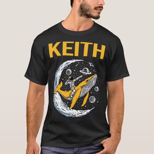 T-shirt Happy Space - Nom Keith (Devant)