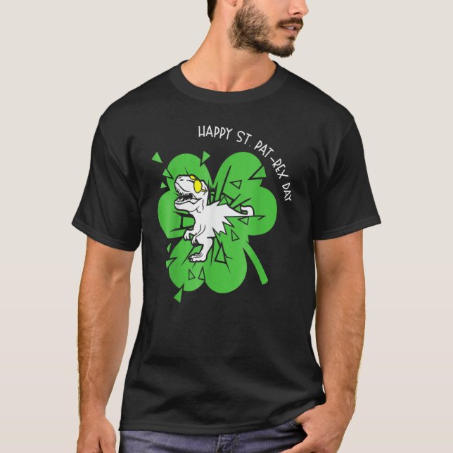 T-shirt Happy St Pat REX Day St Patricks Dinosaur Mama (Devant)