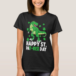 T-shirt Happy St PaT Rex Dinosaur Saint Patrick's Day For 