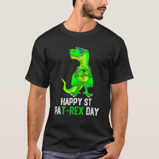 T-shirt Happy St Pat T Rex Patrick's Day Funny Dinosaur Bo