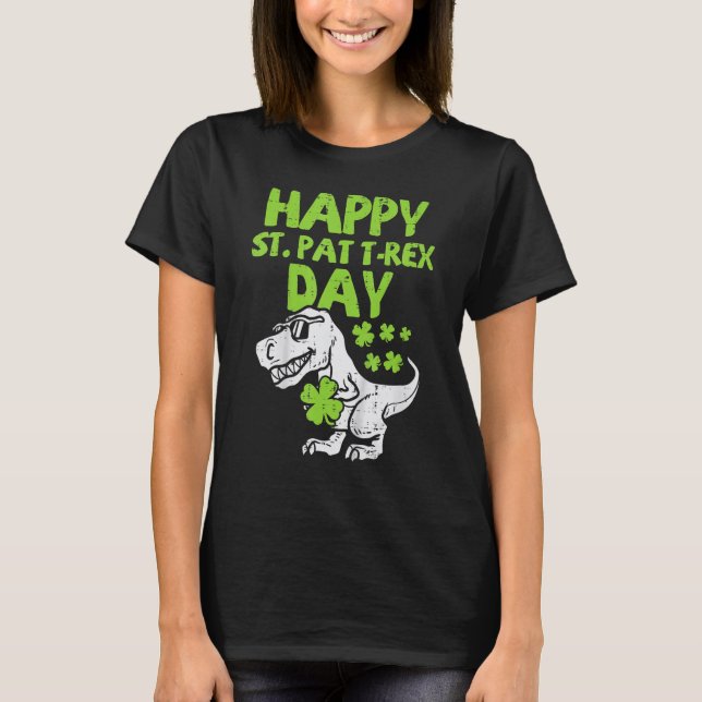 T-shirt Happy St Pat Trex Day Dino St Patricks Day Toddler (Devant)