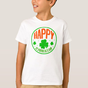 T-shirt Happy St. Patrick's Day Circle Design-63501
