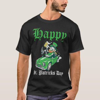 T-shirt Happy St Patrick's Day Irish Shamrock C