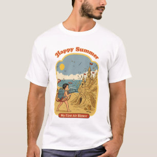 T-shirt Happy Summer : Mon premier coup de ventilateurT-sh