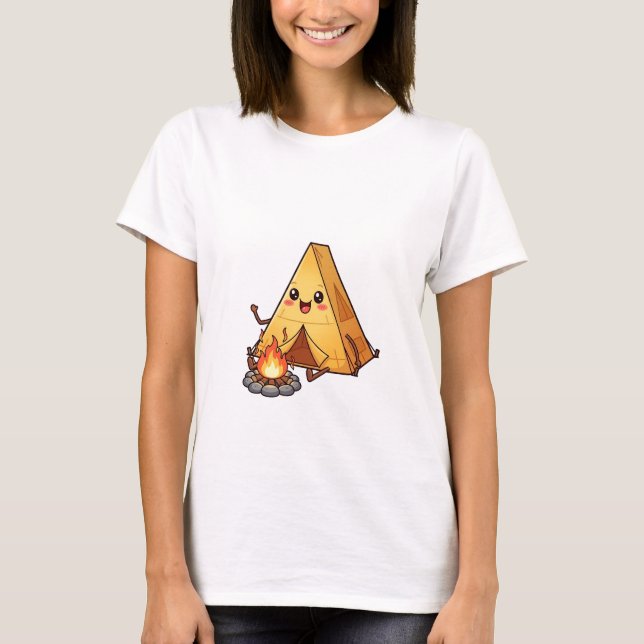 T-shirt Happy Tent's Campfire Roast (Devant)