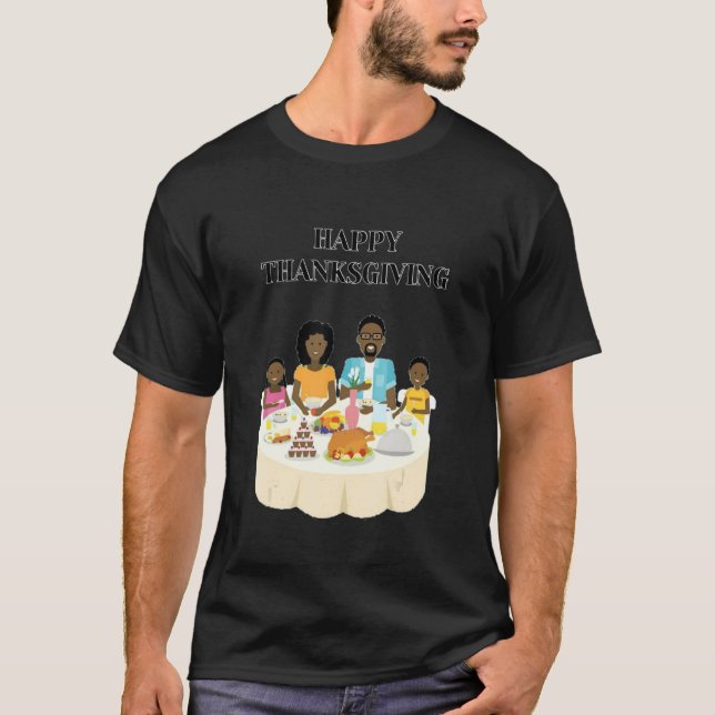 T-shirt Happy Thanksgiving (Devant)