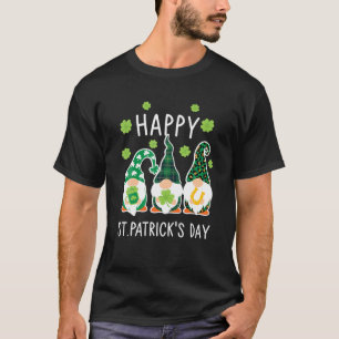 T-shirt Happy Three Gnomes, St.Patrick's Day, Green Buffal