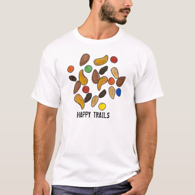 T-shirt Happy Trails Mixte Nuts Chocolate Trail Mix Camp (Devant)