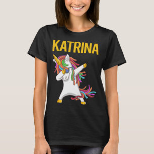 T-shirt Happy Unicorn - Nom de Katrina