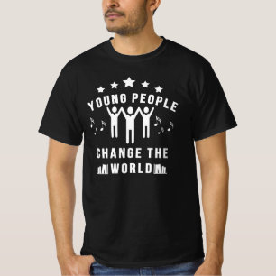 T-shirt happy youth day, journée internationale de la jeun