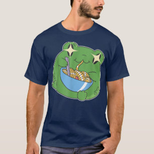 T-shirt Harajuku Kawaii Ramen Japonais Cute Frog Anime Man