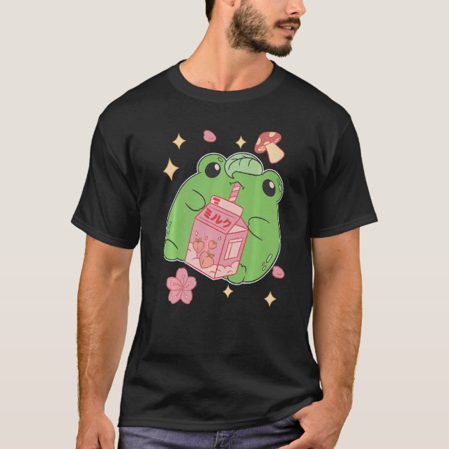 T-shirt Harajuku Otaku esthétique Rétro des années 90 mign (Devant)