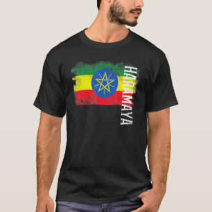 T-shirt Haramaya Ethiopie Drapeau Pour Ethiopiens Hommes F