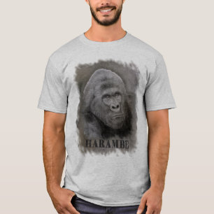 T-shirt Harambe (Dessin Graphique) - Grande taille d'image