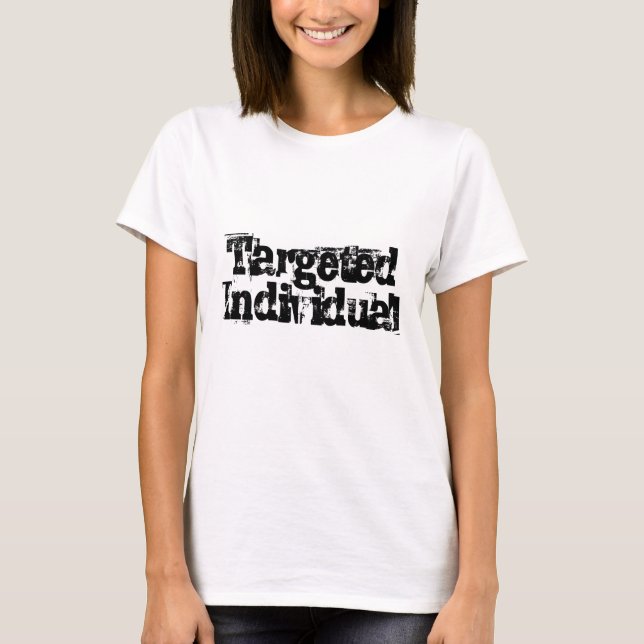 T-shirt Harcèlement électronique (TI) individuel visé (Devant)