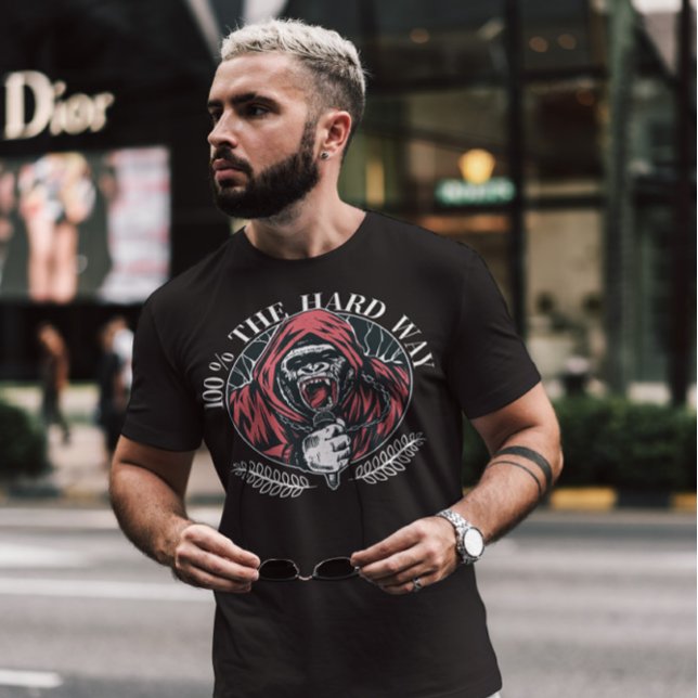 T-shirt Hardcore Music Gorilla (Créateur téléchargé)