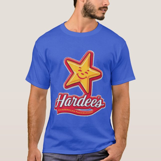 T-shirt Hardees Burger vintage (Devant)