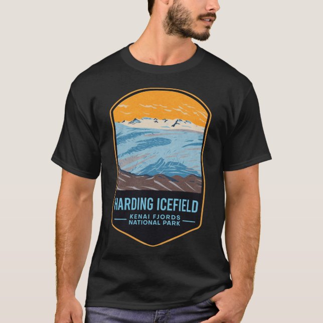 T-shirt Harding Icefields Kenai Fjords National Park (Devant)