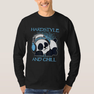 T-shirt Hardstyle Panda Headset Music Concert Festival
