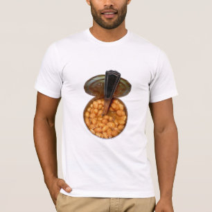 T-shirt Haricots cuits au four dans la boîte en fer blanc