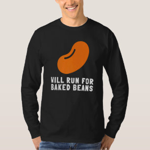T-shirt Haricots Cuits Haricots En Canne Et Végétarien Vég