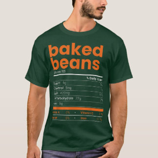 T-shirt Haricots cuits valeur nutritive 2021 Thanksgiving 