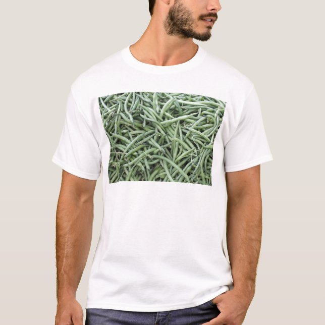 T-shirt Haricots verts vert-foncé (Devant)