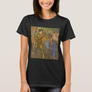 T-shirt Harlequin et Columbine par Edgar Degas Art ancien