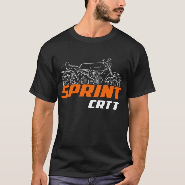 T-shirt Harley-Davidson Sprint CRTT 1963 et 1967 (Devant)