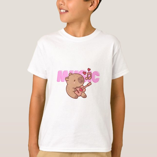 T-shirt Harmonic Capybara (Devant)