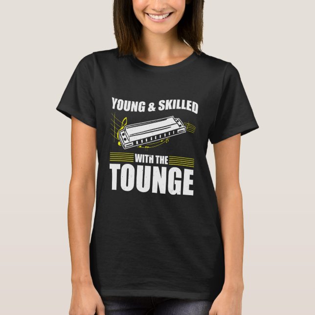 T-shirt Harmonica Jouer Pour Harmonica Player Harmonica T (Devant)