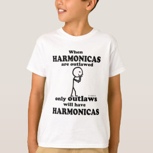 T-shirt Harmonicas hors la loi