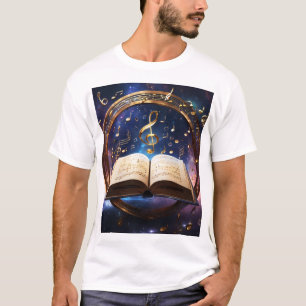 T-shirt Harmonie céleste : Livre des mélodies cosmiques