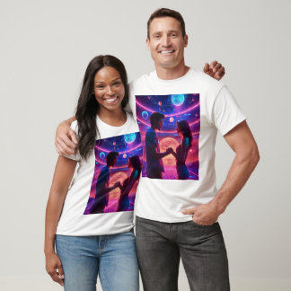 T-shirt "Harmonie galactique : Danse céleste"