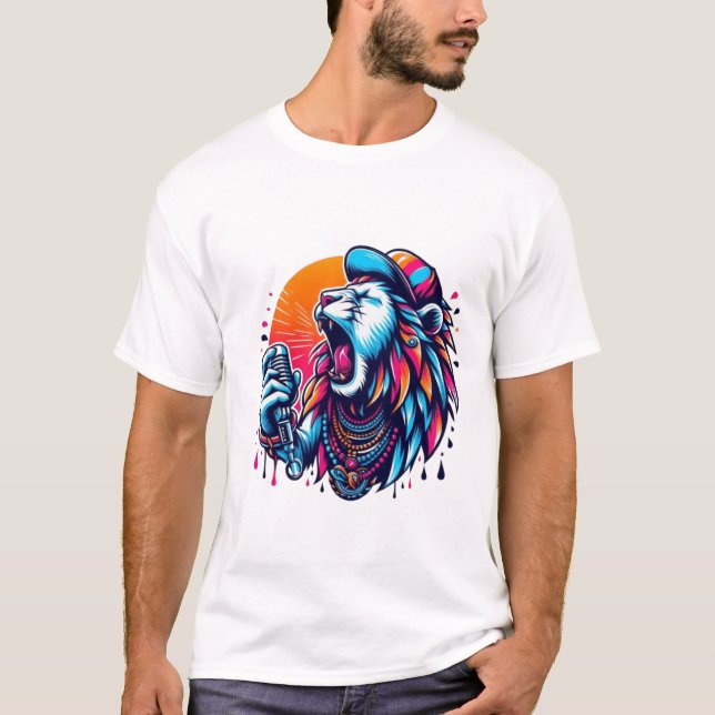 T-shirt Harmonie rugissante (Devant)