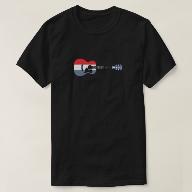 T-shirt Harmony Buck Owens Guitare américaine (Design devant)