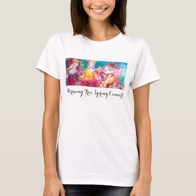 T-SHIRT HARMONY TRIO SPRING MUSIC CONCERT (Devant)