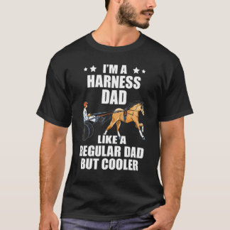 T-shirt Harnais Homme Course Papa Vintage Équitation Trott