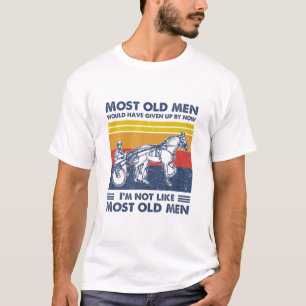 T-shirt Harnais Racing La Plupart Des Vieux Hommes Auraien