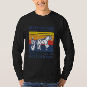 T-shirt Harnais Racing La Plupart Des Vieux Hommes Auraien