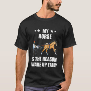 T-shirt Harnais Racing La Raison Horse Racer Equitation T