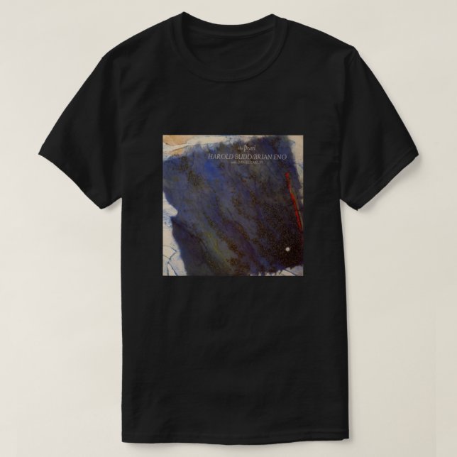T-SHIRT HAROLD BUDD ET BRIAN ENO AVEC DANIEL LANOIS - (Design devant)