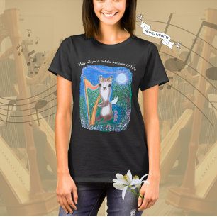 T-shirt Harpe Lune Delulu