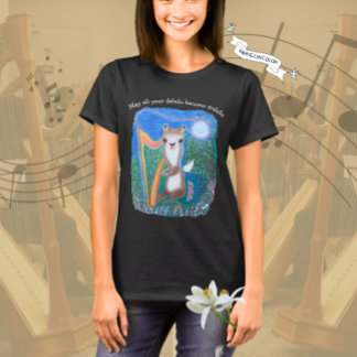 T-shirt Harpe Lune Delulu