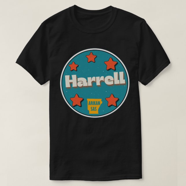 T-shirt Harrell, Arkansas (Design devant)