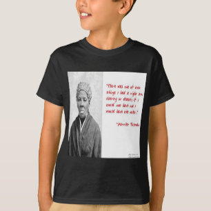 T-shirt Harriet Tubman "Liberté Ou Mort" Citations Cadeaux